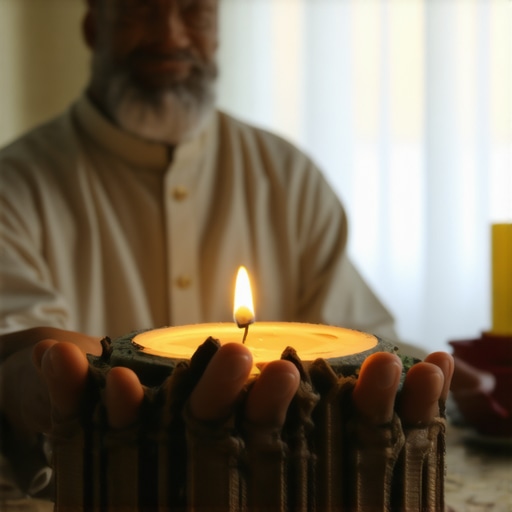 Exorcist conducting spiritual cleansing ritual in Virginia residence
