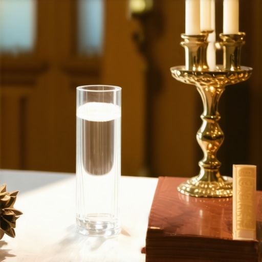 Spiritual Preparation Altar in Virginia Catholic altar with religious symbols for spiritual warfare