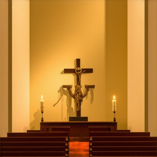 A Virginia church with spiritual symbols for exorcism