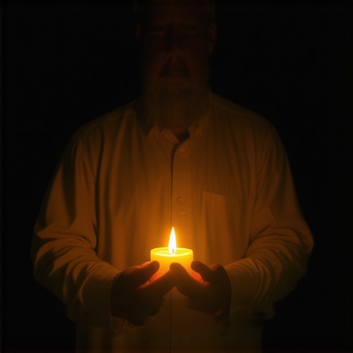 Exorcist performing a spiritual ritual in a Virginia home during a demonic activity removal