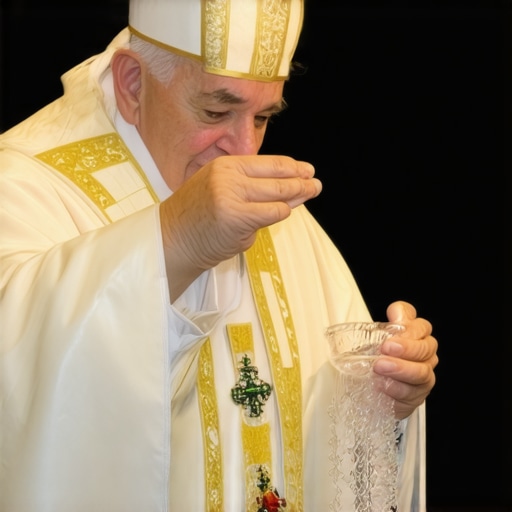 A priest performing a blessing ritual with holy water to safeguard a home in Virginia.