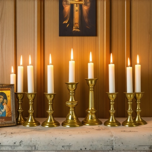 Interior of a Virginia home with sacred religious items used for spiritual defense.