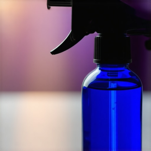 Blessed Water Spray for Spiritual Protection A spray bottle filled with blessed water, symbolizing spiritual safeguarding.