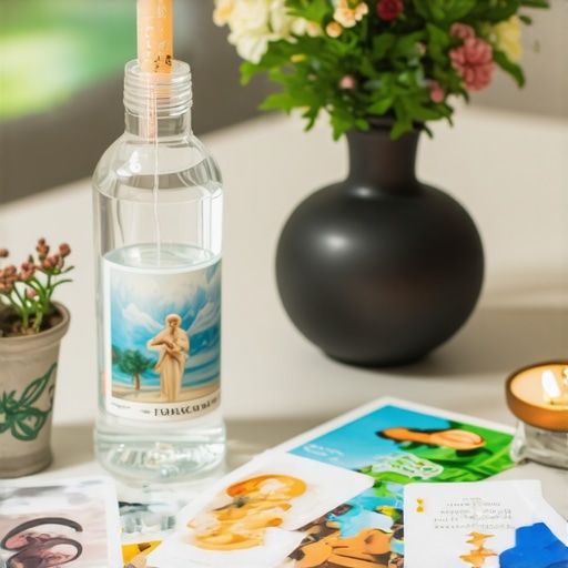 A peaceful home altar with religious items used for spiritual safeguarding in Virginia