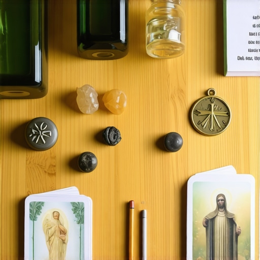 Spiritual tools for exorcism and healing A collection of religious sacramentals and tools used for Catholic exorcisms in Virginia.