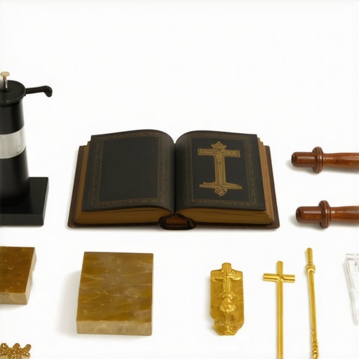 Collection of sacred objects and tools used in ongoing exorcism practices in Virginia and Washington DC.