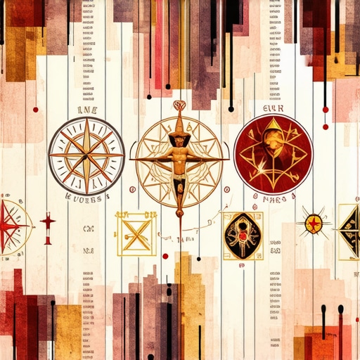 Family tree with spiritual symbols emphasizing ancestral influence in exorcism