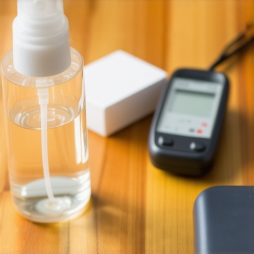 Holy Water, EMF meter, and sacramentals on a wooden table as spiritual tools for exorcism in Virginia