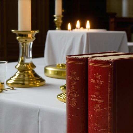 Holy water and prayer materials for Catholic exorcism routines.