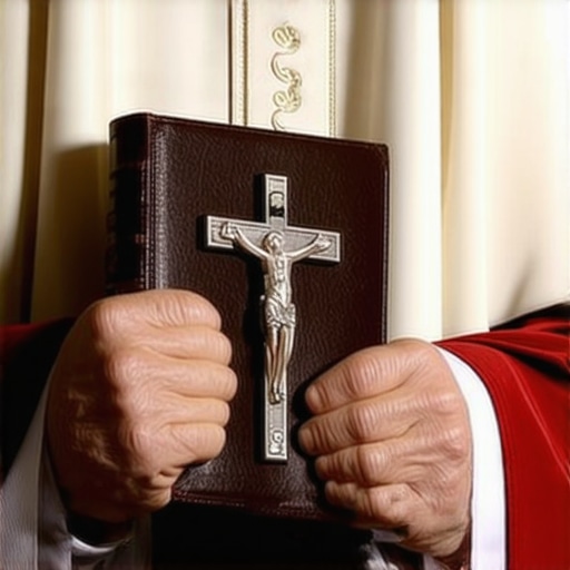 A priest preparing for a deliverance session in a historic home.