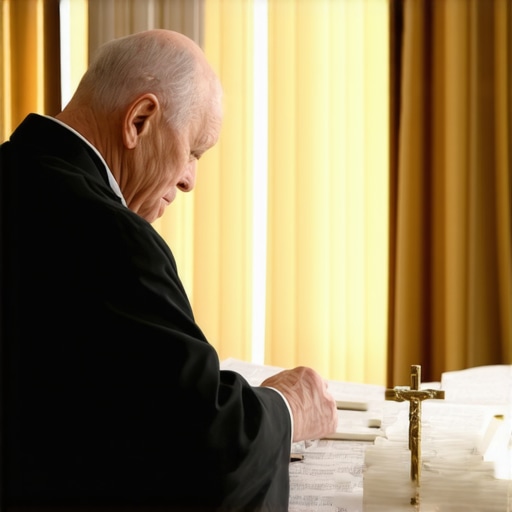 A Catholic priest in DC conducting a spiritual investigation and discernment session.
