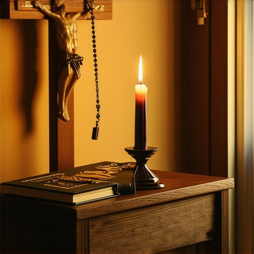 A dedicated prayer room in a DC home for spiritual protection