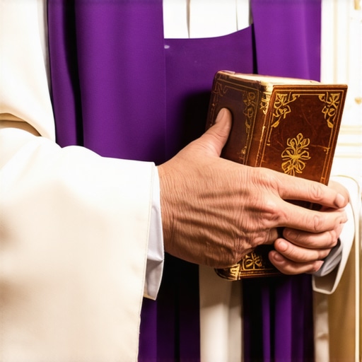 Priest preparing for a deliverance rite in Virginia