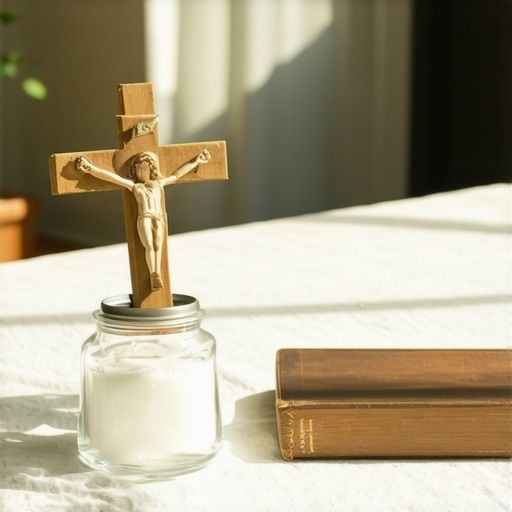 A home altar for spiritual protection in Northern Virginia