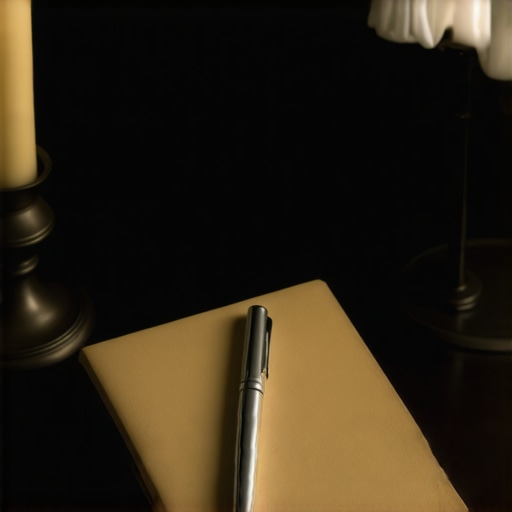 A notebook and pen used to track spiritual disturbances in a Virginia home.