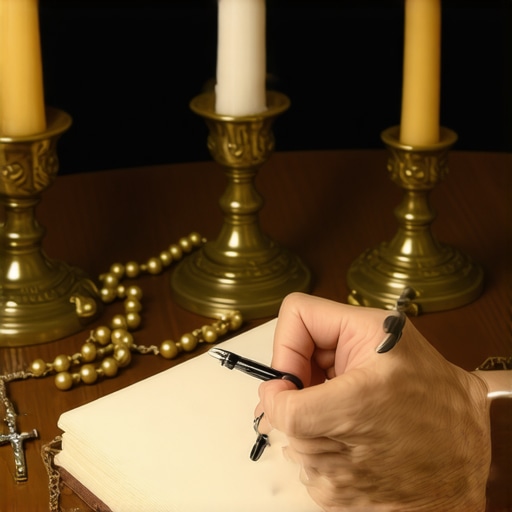 Journaling spiritual activity for a Virginia priest