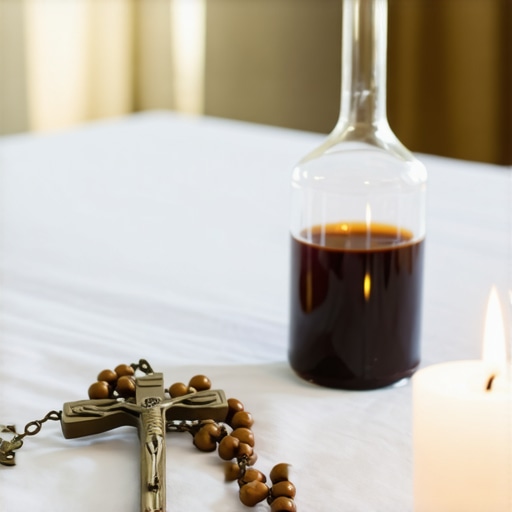 Catholic sacramentals including holy water, rosary, and blessed salt for spiritual deliverance in Virginia.