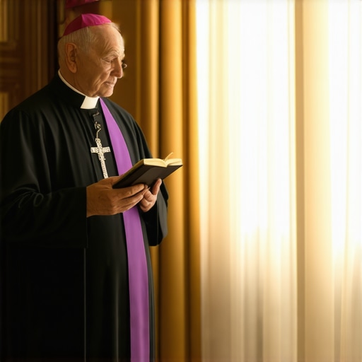 A Catholic priest preparing for a house blessing and deliverance ritual in a Virginia home.