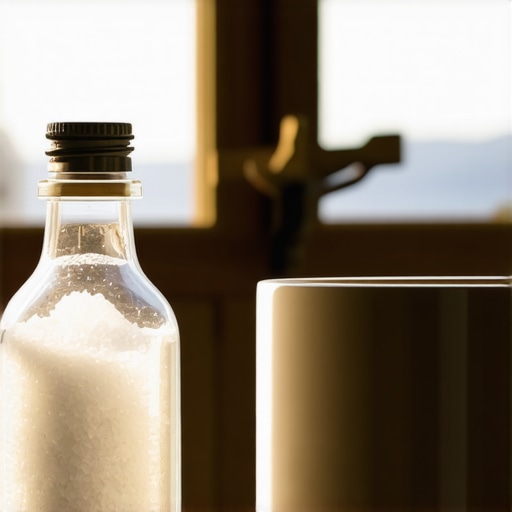 Blessed salt and Epiphany water used for maintaining a spiritually clean home.
