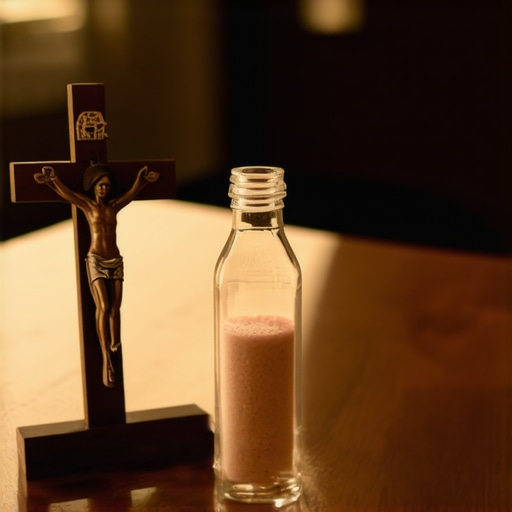Spiritual Defense Tools for the Home A pardon crucifix and blessed salt used as spiritual maintenance tools in a Virginia home.