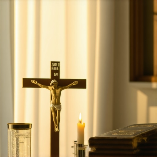A domestic prayer space used for maintaining spiritual protection in a Virginia home.