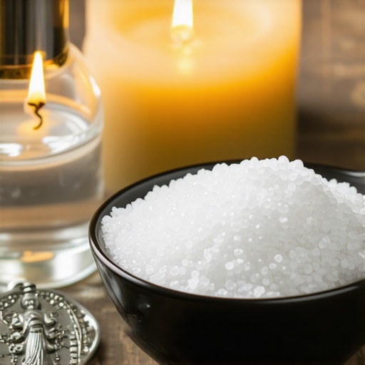 Spiritual Protection Tools for DC Homes Blessed salt and St. Benedict medal used for spiritual protection in Virginia homes.