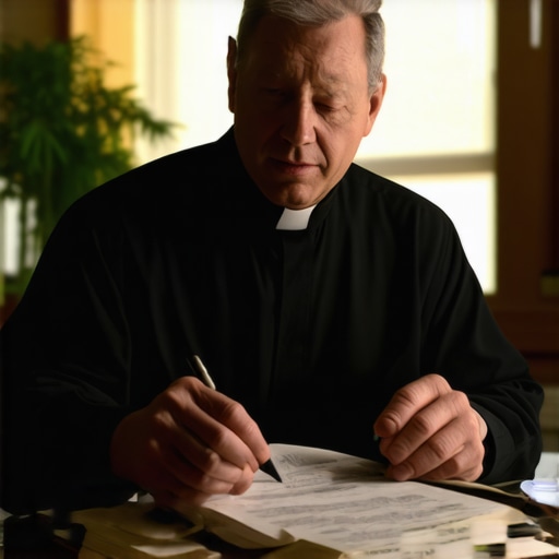 A DC priest discussing the importance of medical evaluation before performing an exorcism.