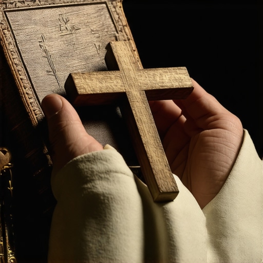 A Catholic priest preparing for a deliverance session in Virginia.