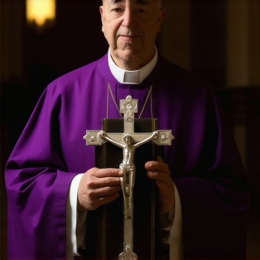 A Catholic priest prepared for a spiritual deliverance ritual in a historic Virginia home.