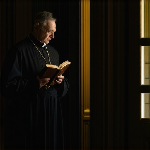 A priest preparing for a spiritual investigation in a Virginia home.