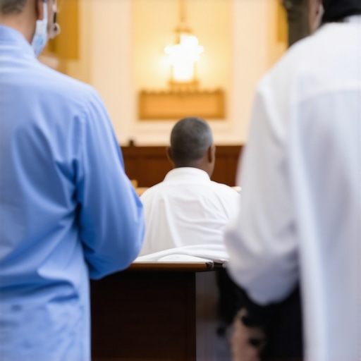 A doctor and priest consultation concept for spiritual deliverance